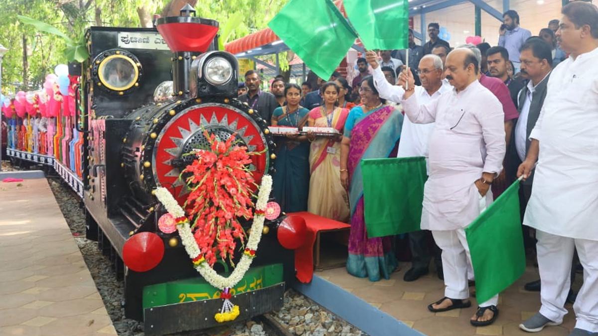 Bommai inaugurates Cubbon Park toy train The Hindu